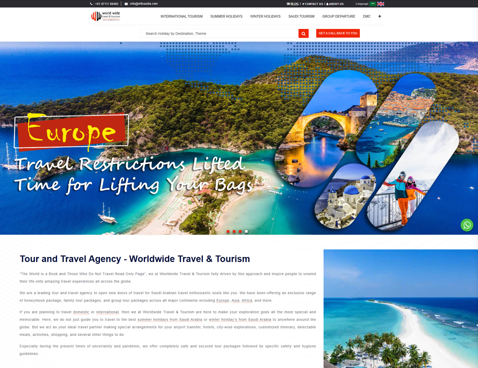 WorldWide Travel Tourism Saudia